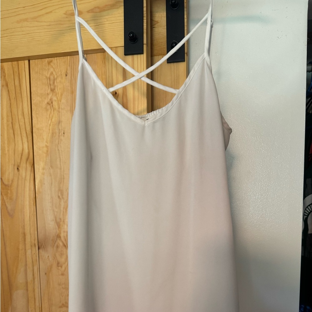 Krazy Kat Cream Strappy Blouse